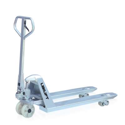 Galvanized 2.5ton Hand Pallet Truck For Cold Storage